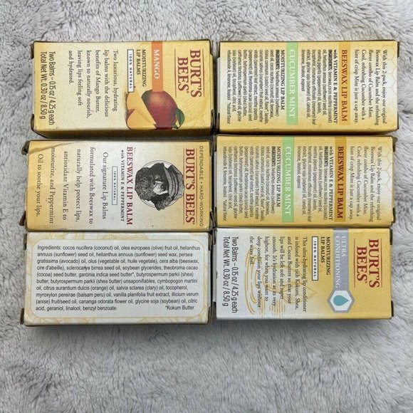 Burt's Bees Ultra Conditioning Lip Balm Bundle 0.1 - Picture 2 of 5